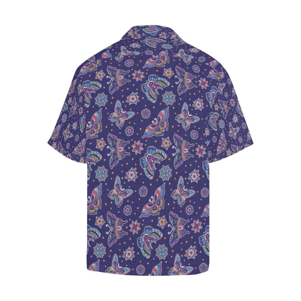 Butterfly Print Design Hawaiian Shirt