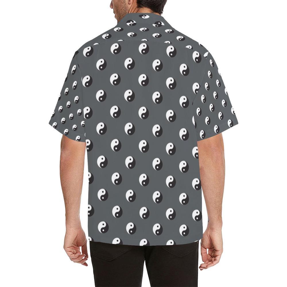 Yin Yang Print Design Hawaiian Shirt