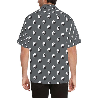 Yin Yang Print Design Hawaiian Shirt