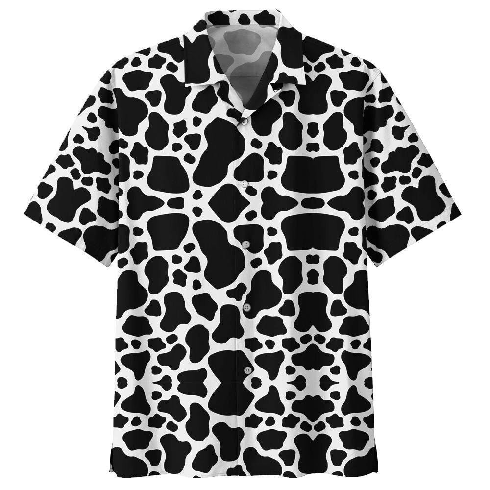 Cow  Black Nice Design Unisex Hawaiian Shirt For Men And Women Dhc17063768