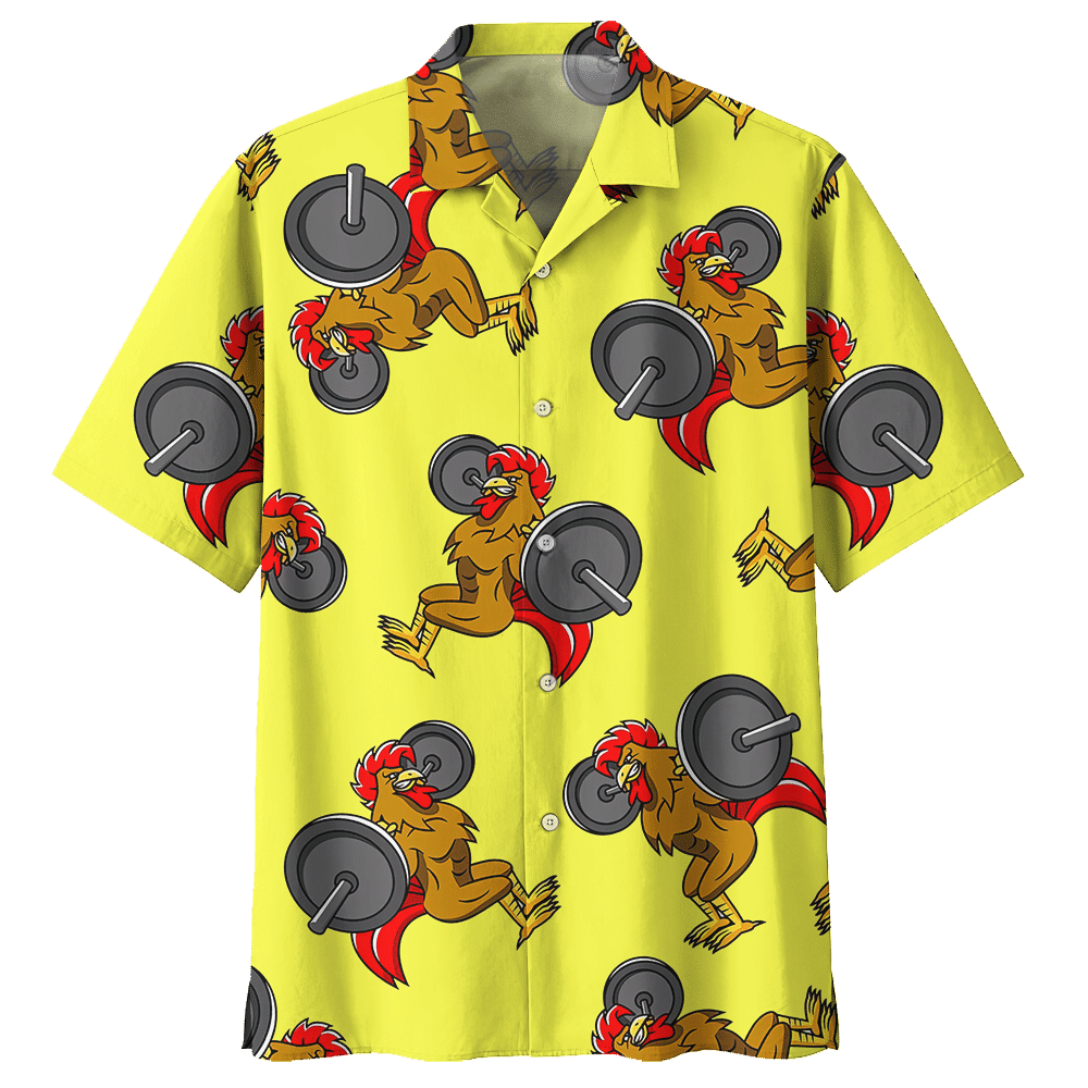 Chicken   Yellow Nice Design Unisex Hawaiian Shirt For Men And Women Dhc17063656