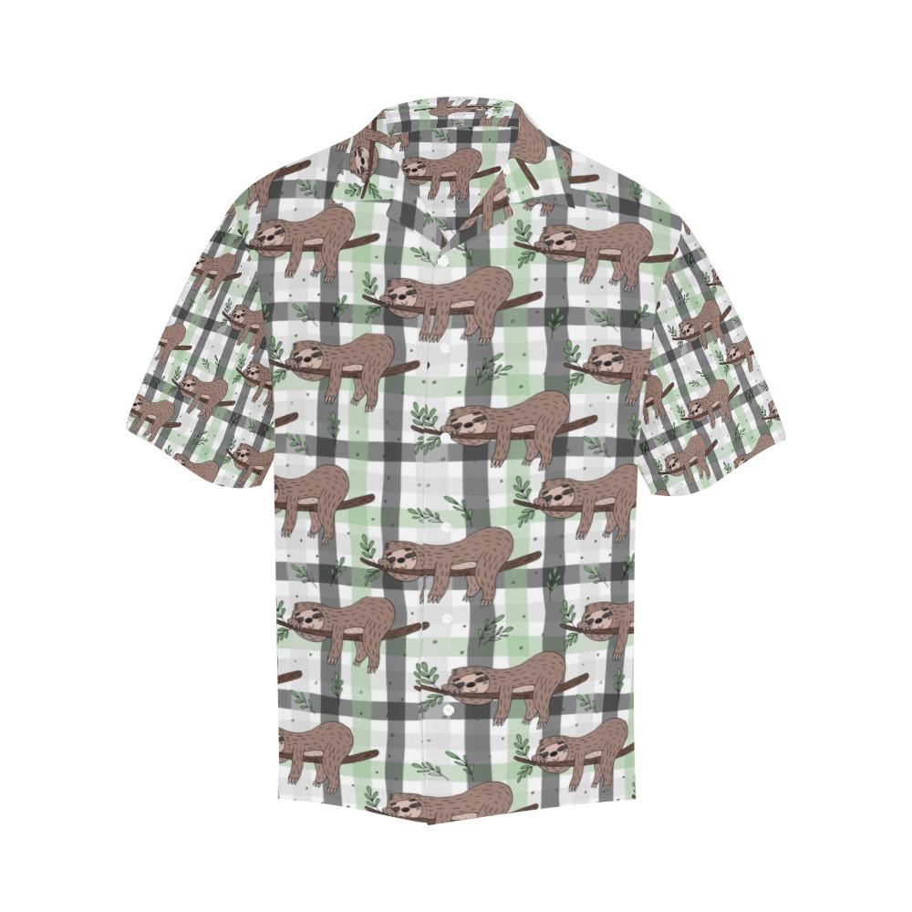 Sloth Print Design Hawaiian Shirt