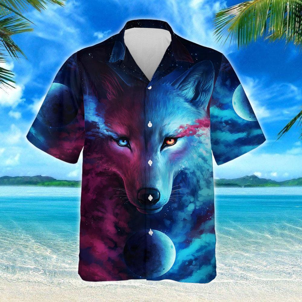 Wildlife Wolf Hawaiian Shirt Trl604Hw