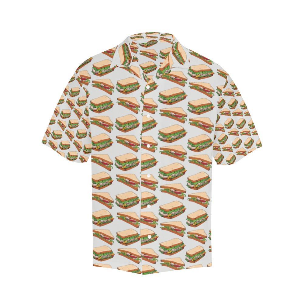 Sandwich Print Design Hawaiian Shirt