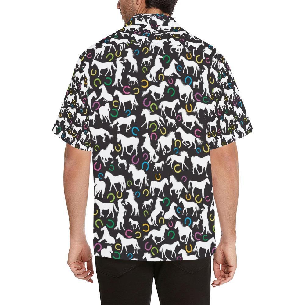 Horse Hoof Colorful Print Design Lks3 Hawaiian Shirt