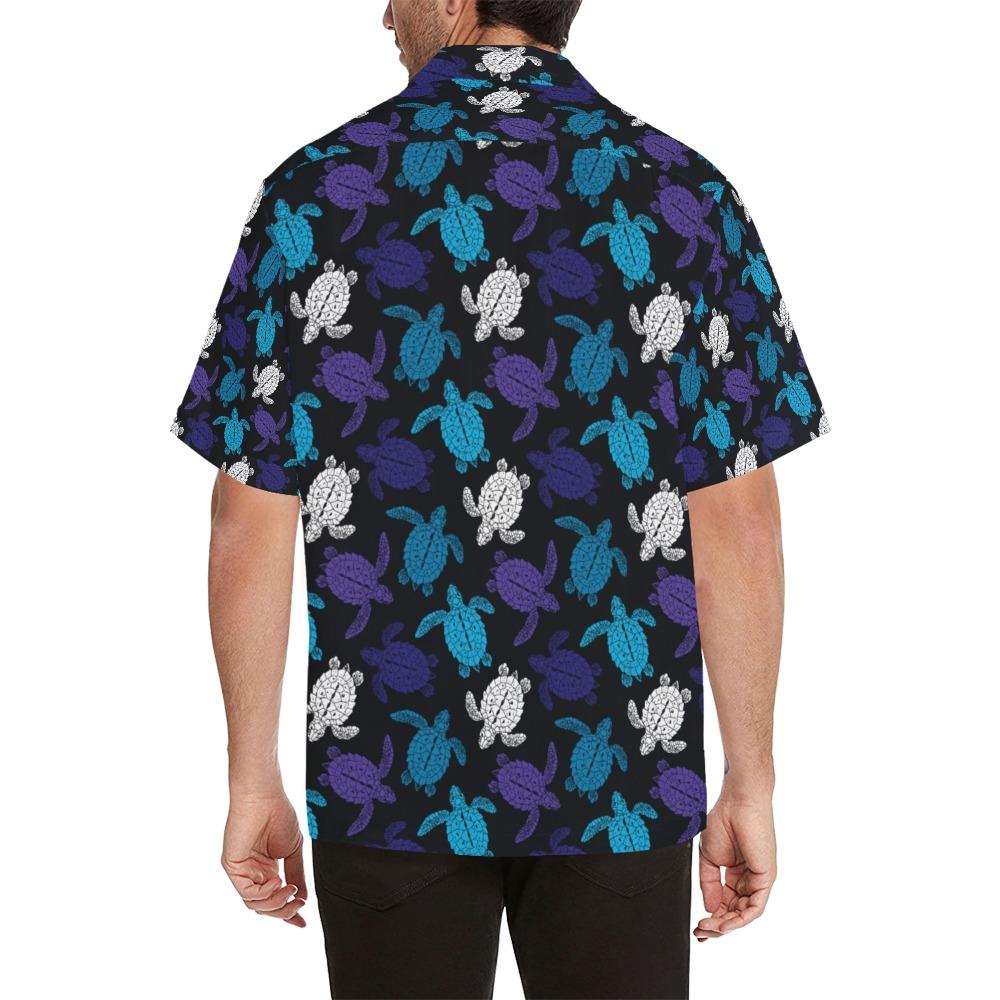 Sea Turtle Print Design Hawaiian Shirt