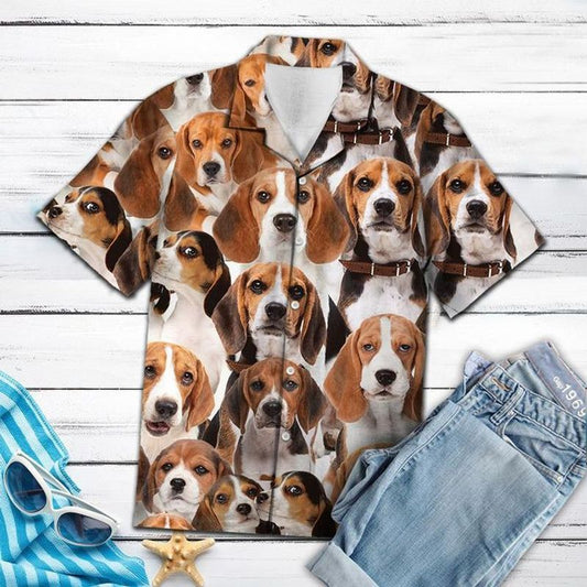 Beagle  Tan Awesome Design Unisex Hawaiian Shirt For Men And Women Dhc17064005