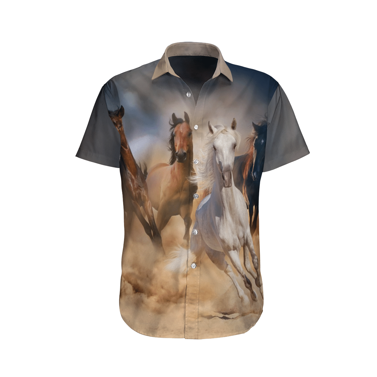 Horse  Khaki Amazing Design Unisex Hawaiian Shirt For Men And Women Dhc17063600