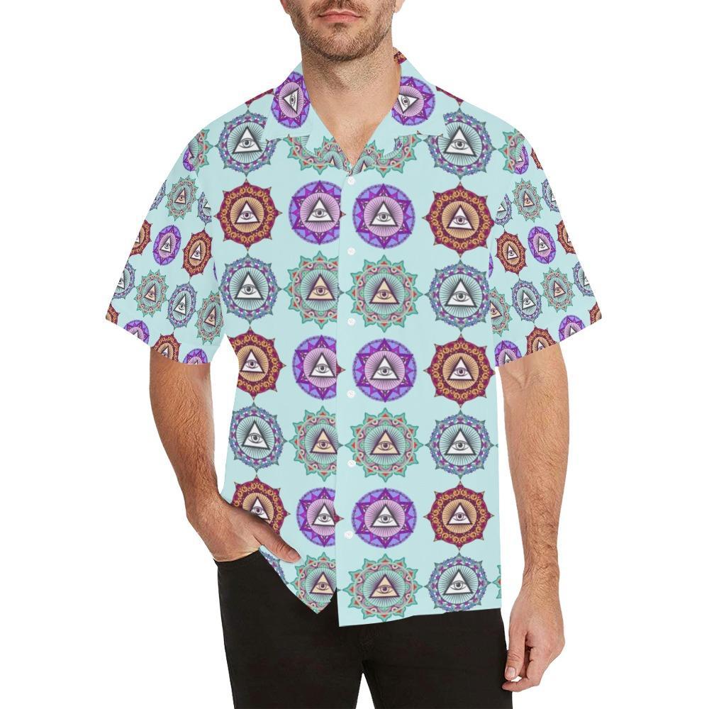 Third Eye Print Design Hawaiian Shirt