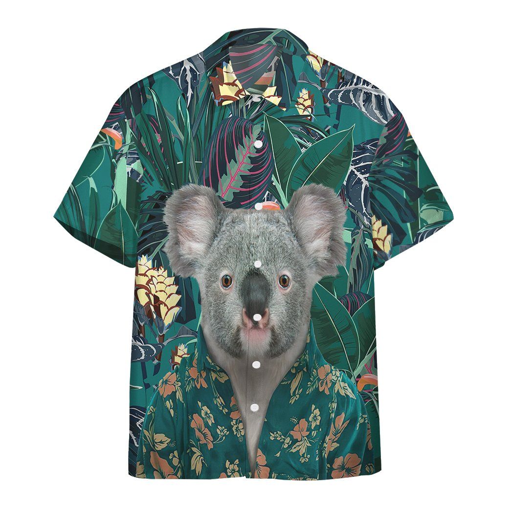  3D Hawaiian Koala Custom Short Sleeve Shirt