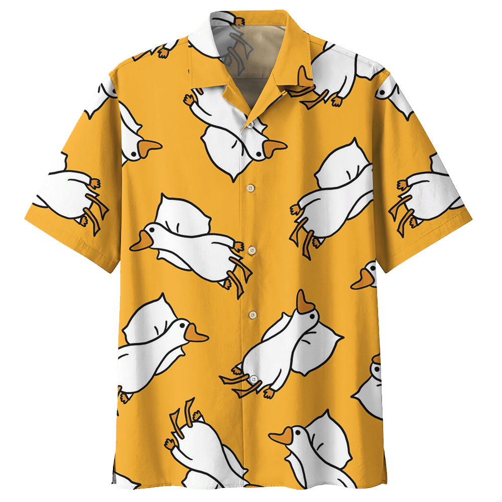 Duck  Orange Nice Design Unisex Hawaiian Shirt For Men And Women Dhc17063621