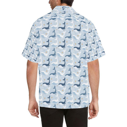 Whale Print Design Hawaiian Shirt