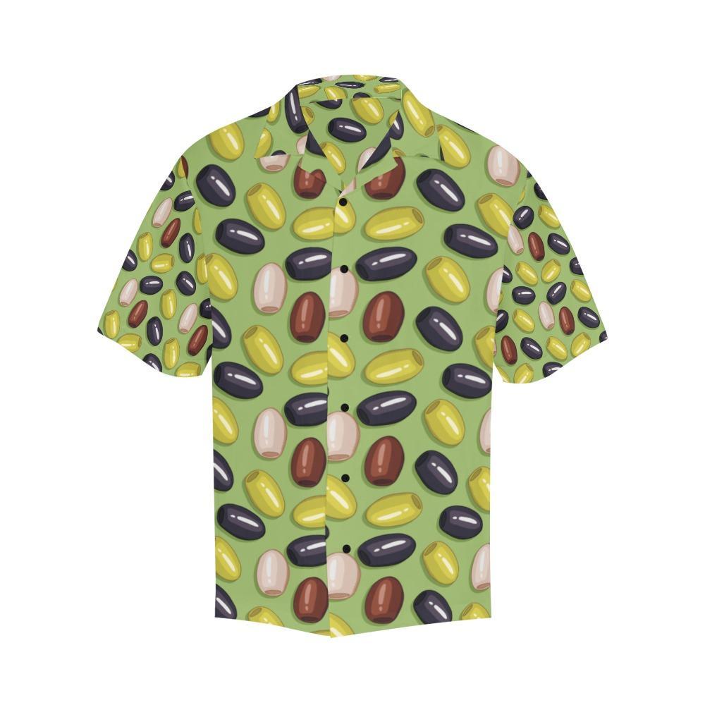 Olive Print Design Hawaiian Shirt