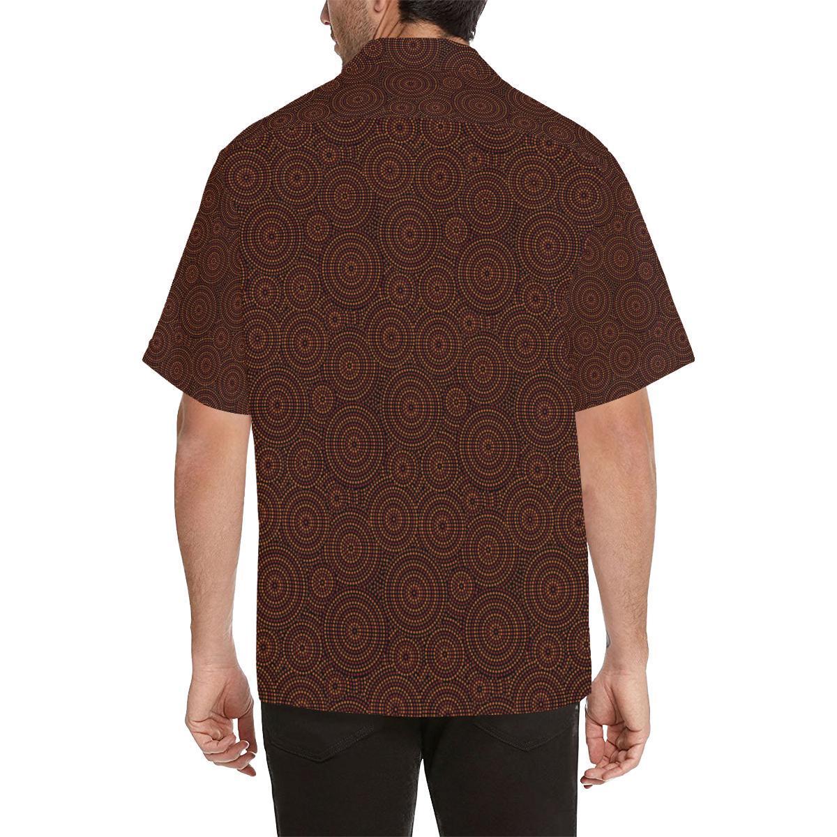 Aboriginal Pattern Print Design Hawaiian Shirt