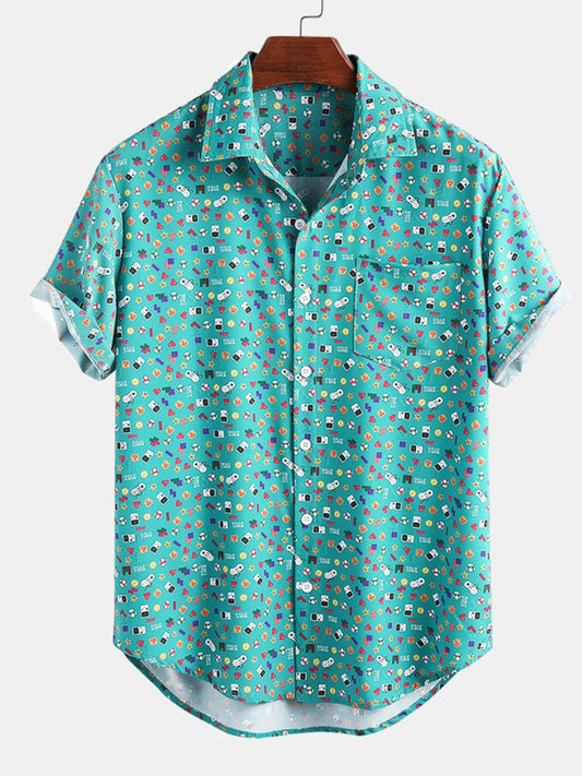 Floral  Blue Unique Design Unisex Hawaiian Shirt For Men And Women Dhc17064221