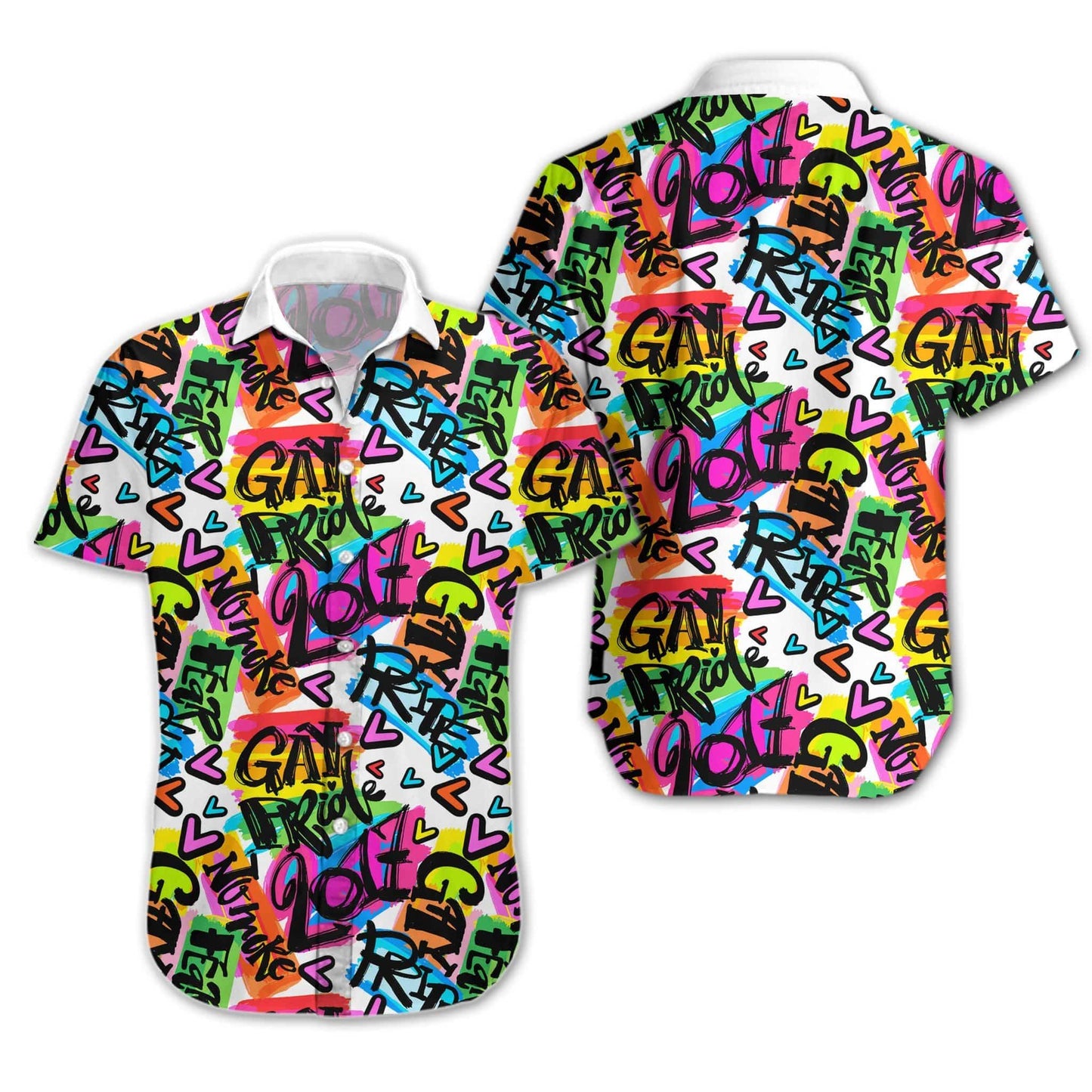 LGBT Pride Cool Art Full Printing Hawaiian Shirts #HL