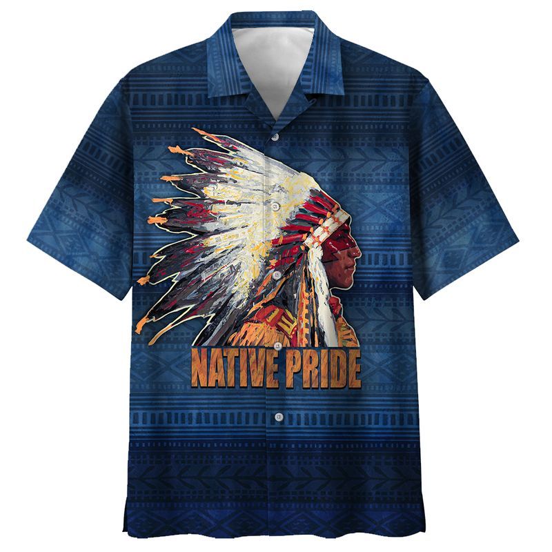 Indigenous  Blue Amazing Design Unisex Hawaiian Shirt For Men And Women Dhc17063942