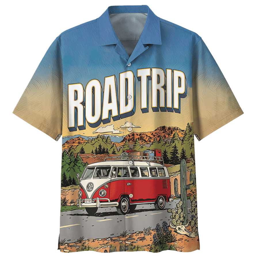 Camping Road Trip Hawaiian Shirt | For Men &amp;amp; Women | Adult | Hw7910