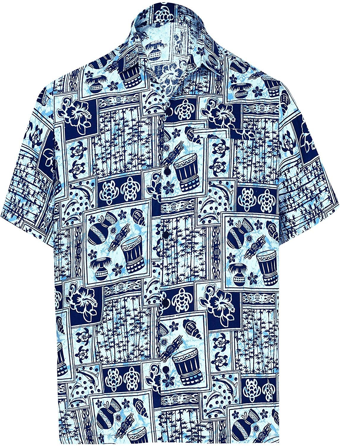 Hibiscus Blue Amazing Design Hawaiian Shirt Dhc18061352