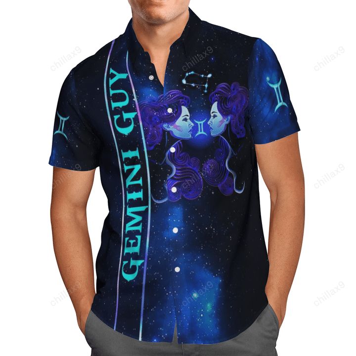 Gemini Guy The Legend Zodiac Hawaiian Aloha Shirt #H