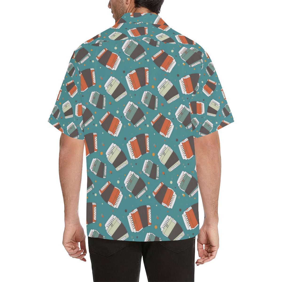 Accordion Pattern Print Design Hawaiian Shirt