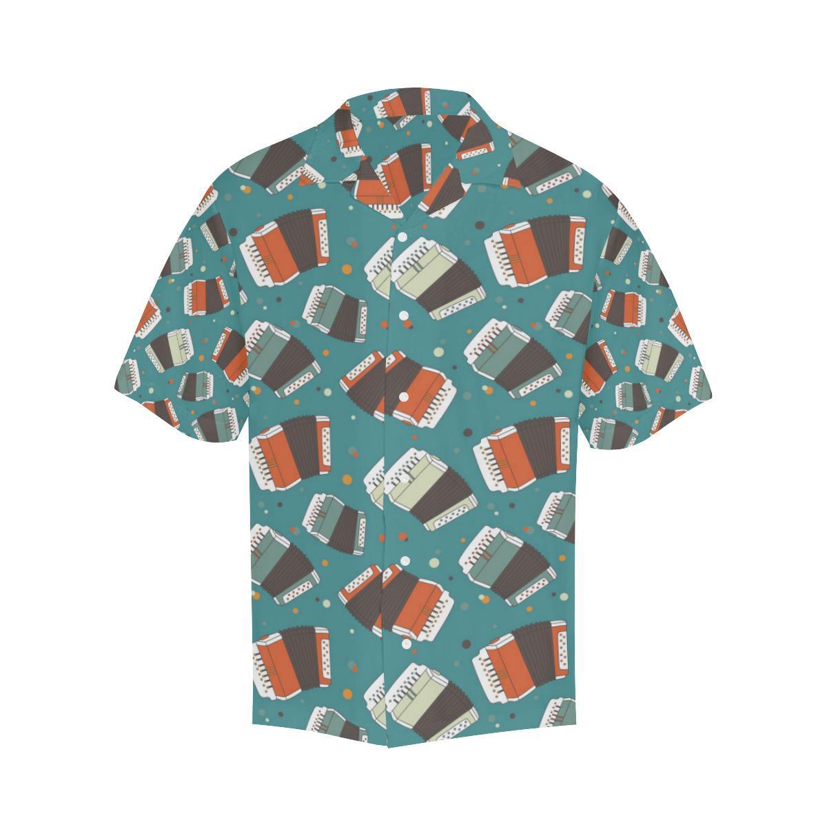 Accordion Pattern Print Design Hawaiian Shirt