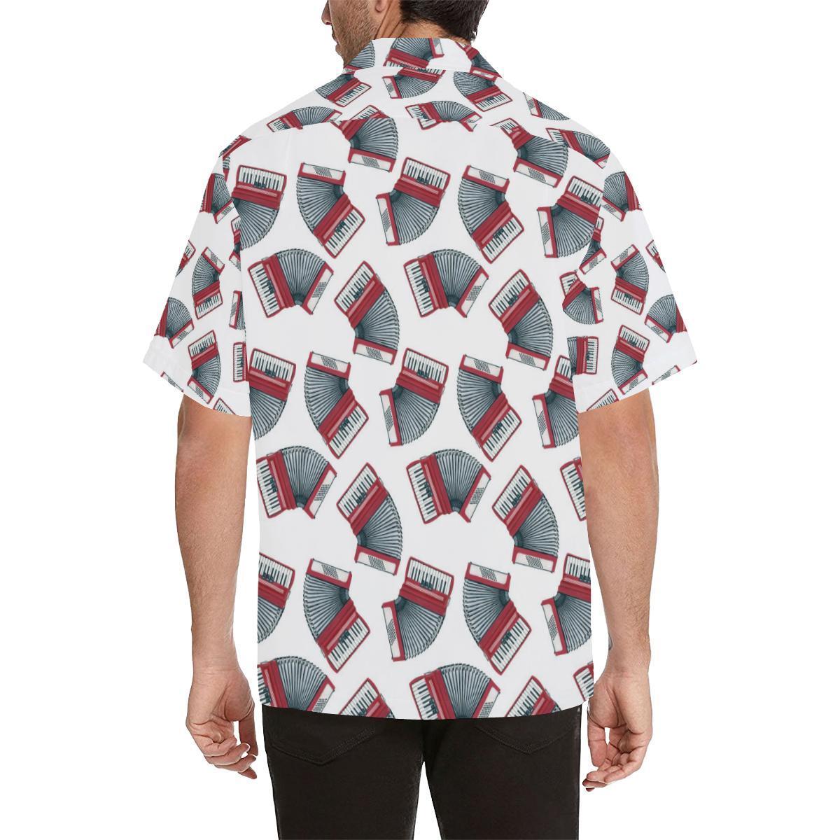 Accordion Pattern Print Design Hawaiian Shirt