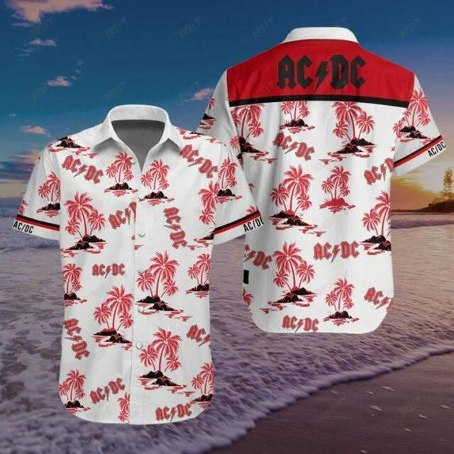 ACDC Hawaiian Graphic Print Short Sleeve 