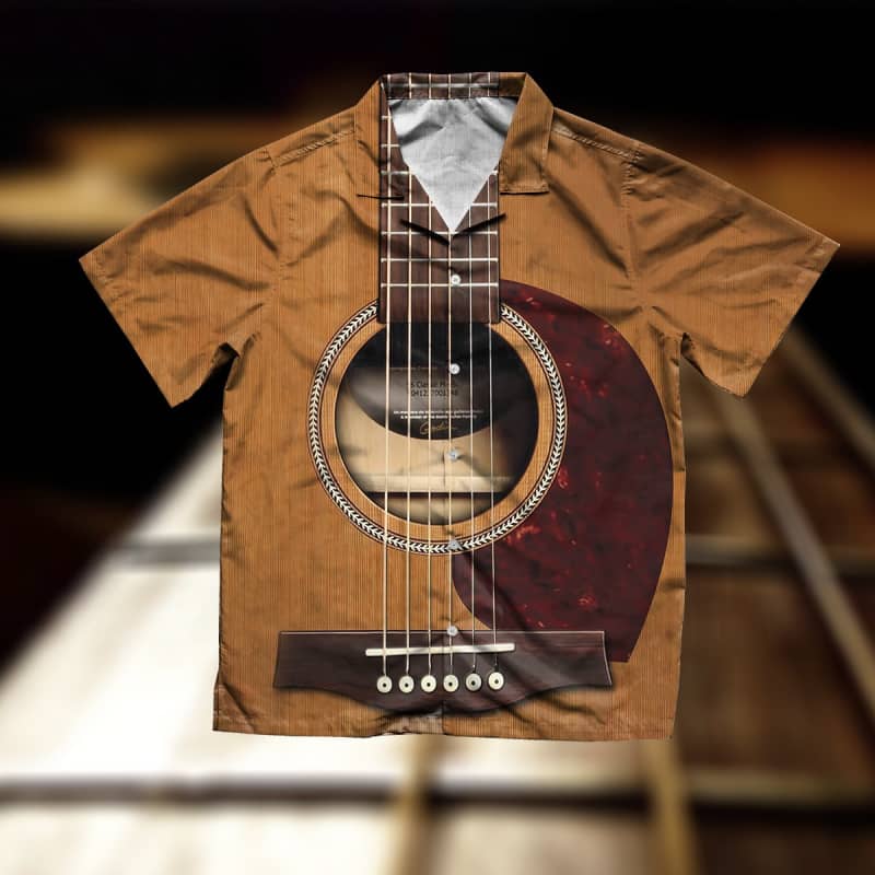 Acoustic Guitar - Hawaiian Shirt