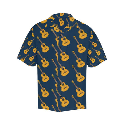 Acoustic Guitar Pattern Print Design Hawaiian Shirt