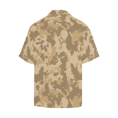 Acu Digital Desert Camouflage Hawaiian Shirt