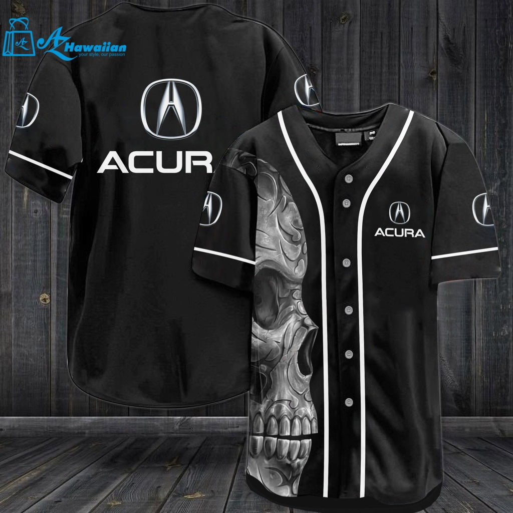 Acura Skull Baseball Jersey 