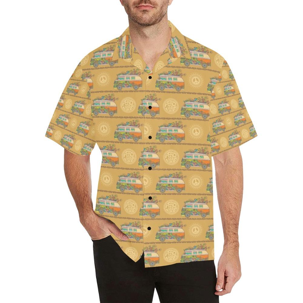 Hippie Van Print Design Hawaiian Shirt