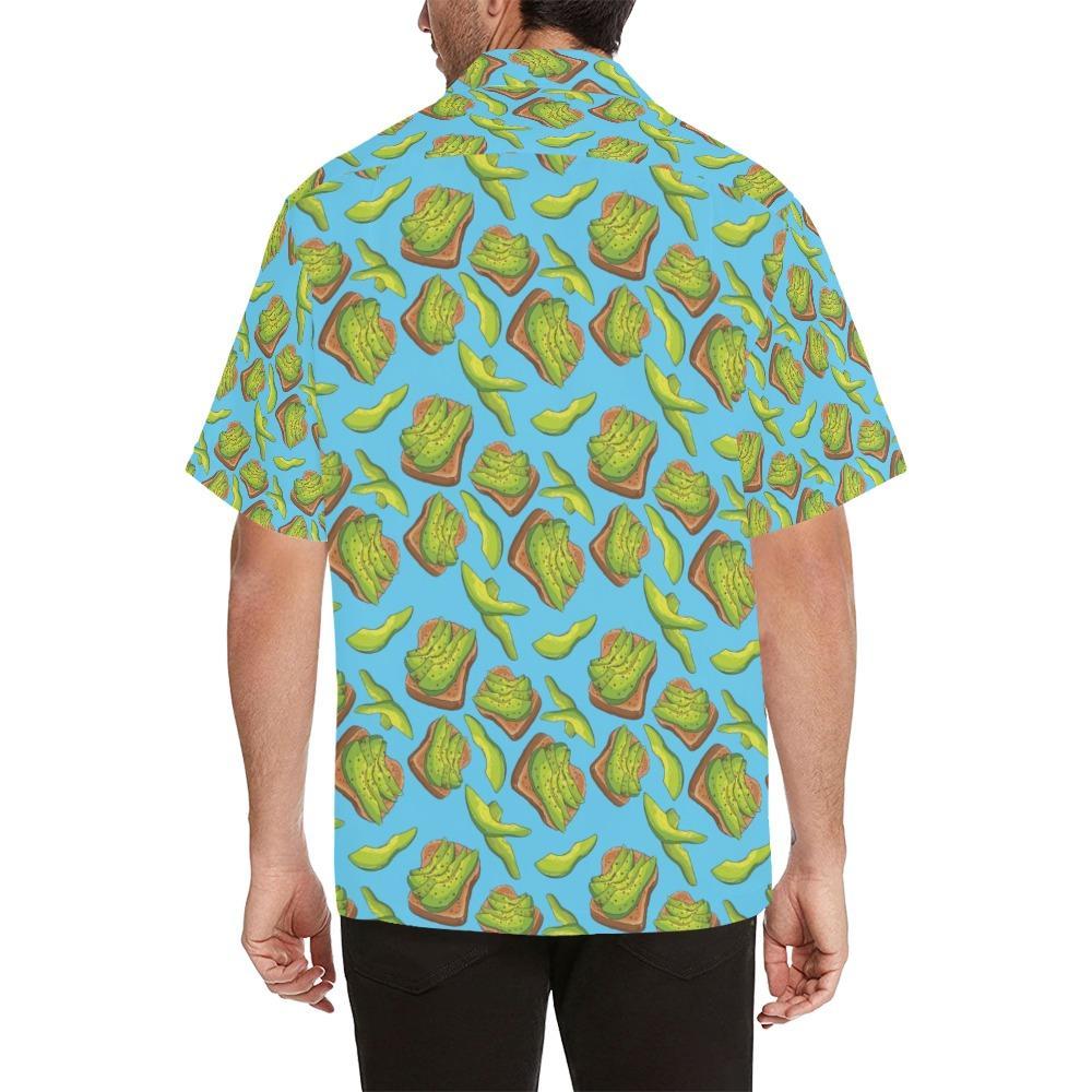 Sandwich Avocado Print Design Hawaiian Shirt