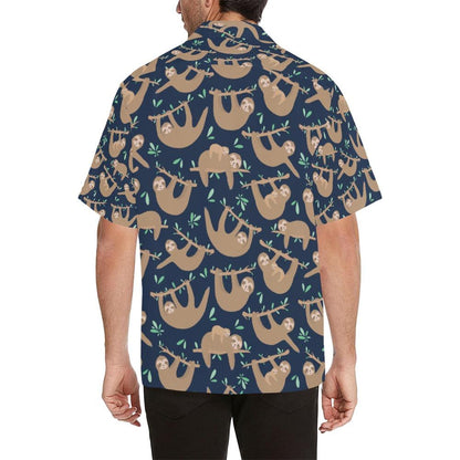 Sloth Print Design Hawaiian Shirt