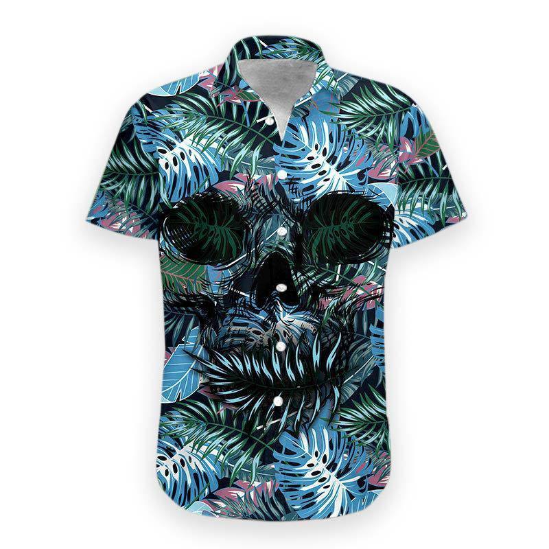  3D Skull Hawaii Shirt