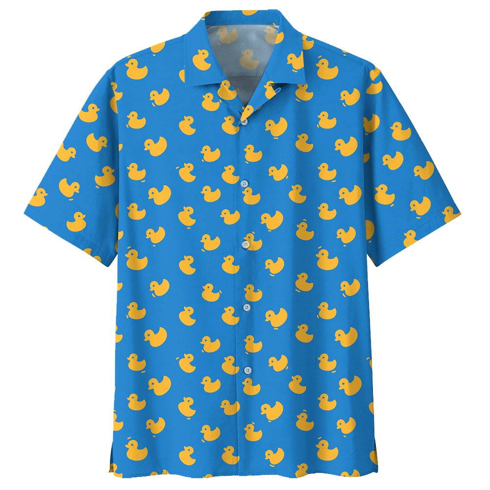 Duck  Blue Unique Design Unisex Hawaiian Shirt  