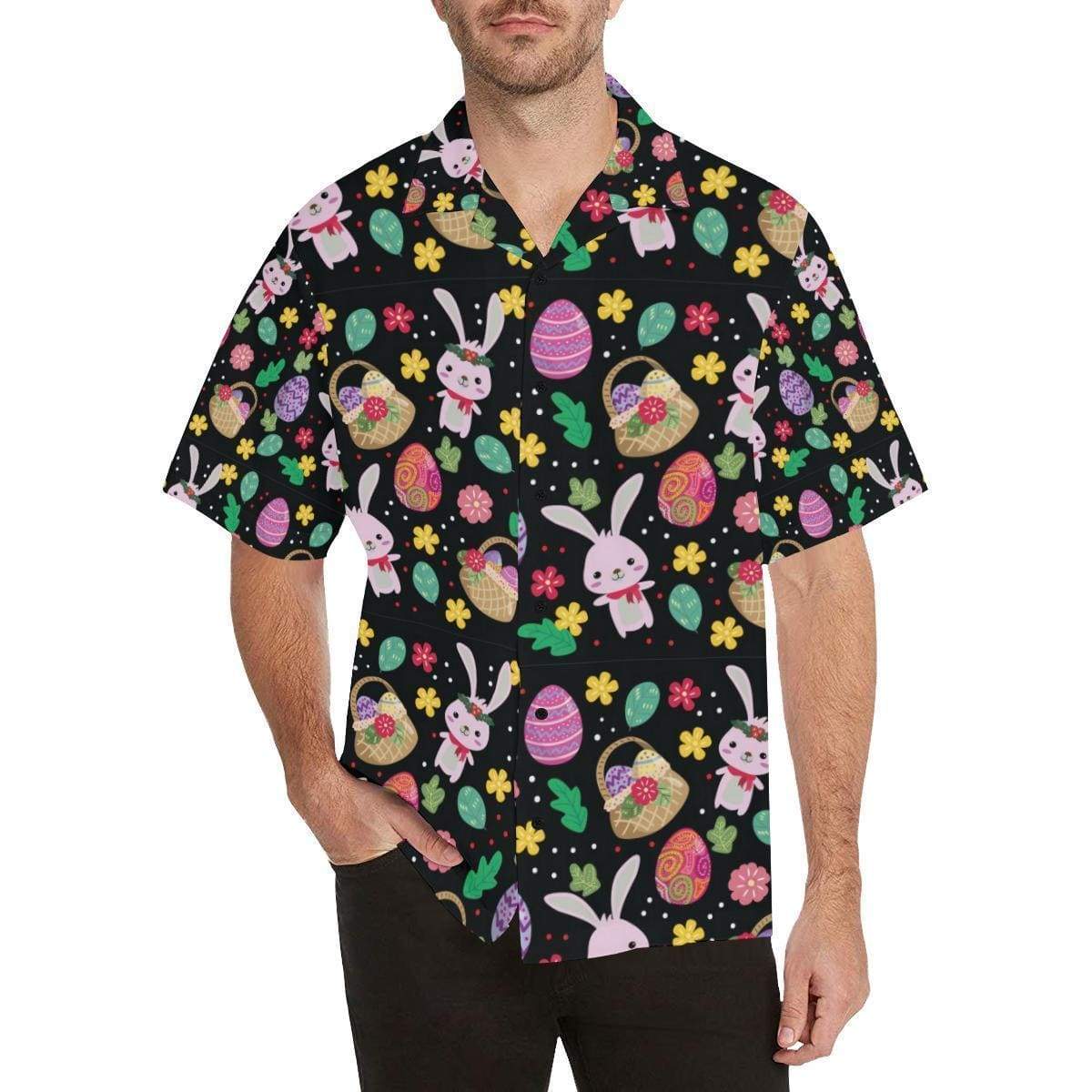 Easter Day Lucky Bunny Eggs Sweet Hawaiian Shirts 