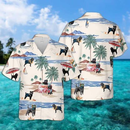 Affenpinscher Summer Beach Hawaiian Shirt