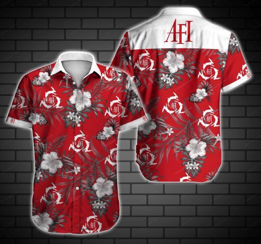 AFI Hawaiian Graphic Print Short Sleeve 