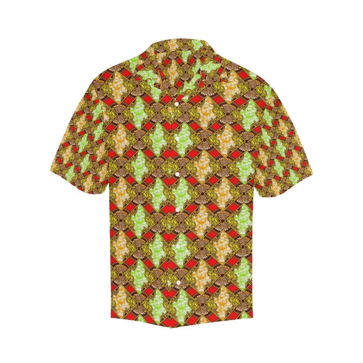 African Classic Print Pattern Hawaiian Shirt