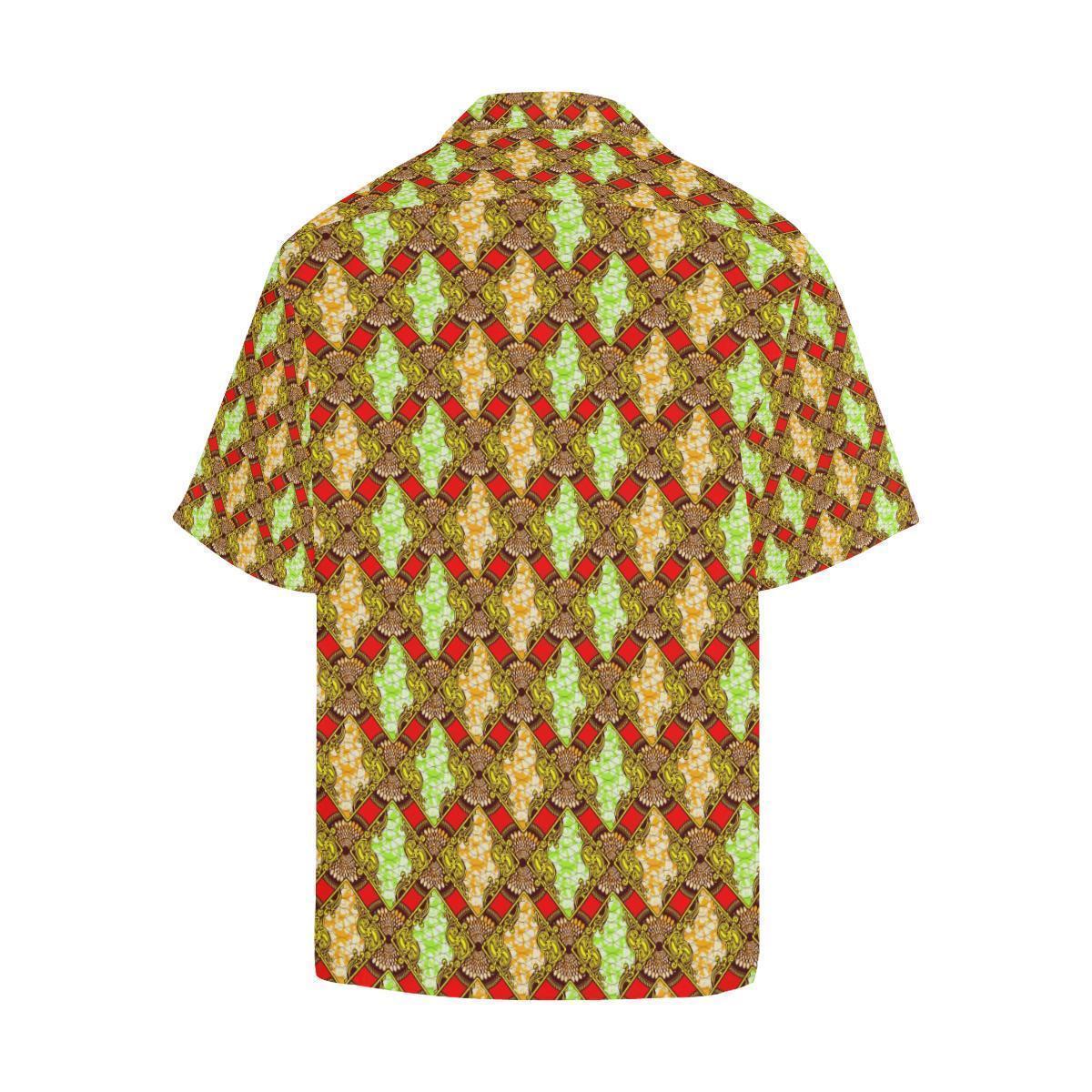 African Classic Print Pattern Hawaiian Shirt