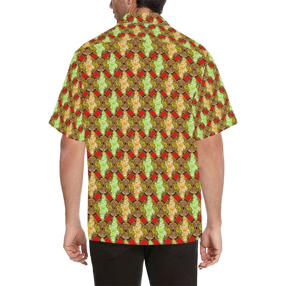 African Classic Print Pattern Hawaiian Shirt