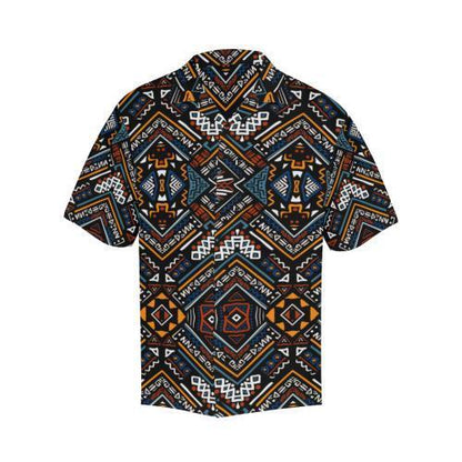 African Kente Print Hawaiian Shirt