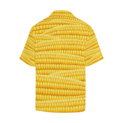 Agricultural Corn Cob Pattern Hawaiian Shirt