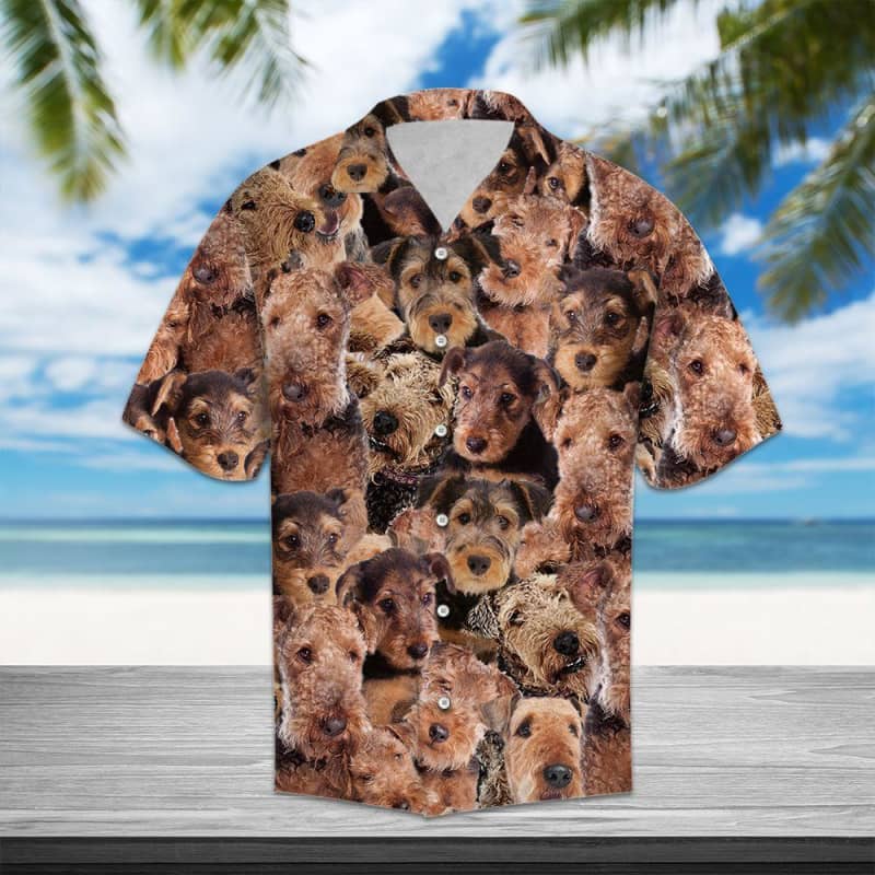 Airedale Terrier Awesome - Hawaii Shirt Hawaiian Shirt