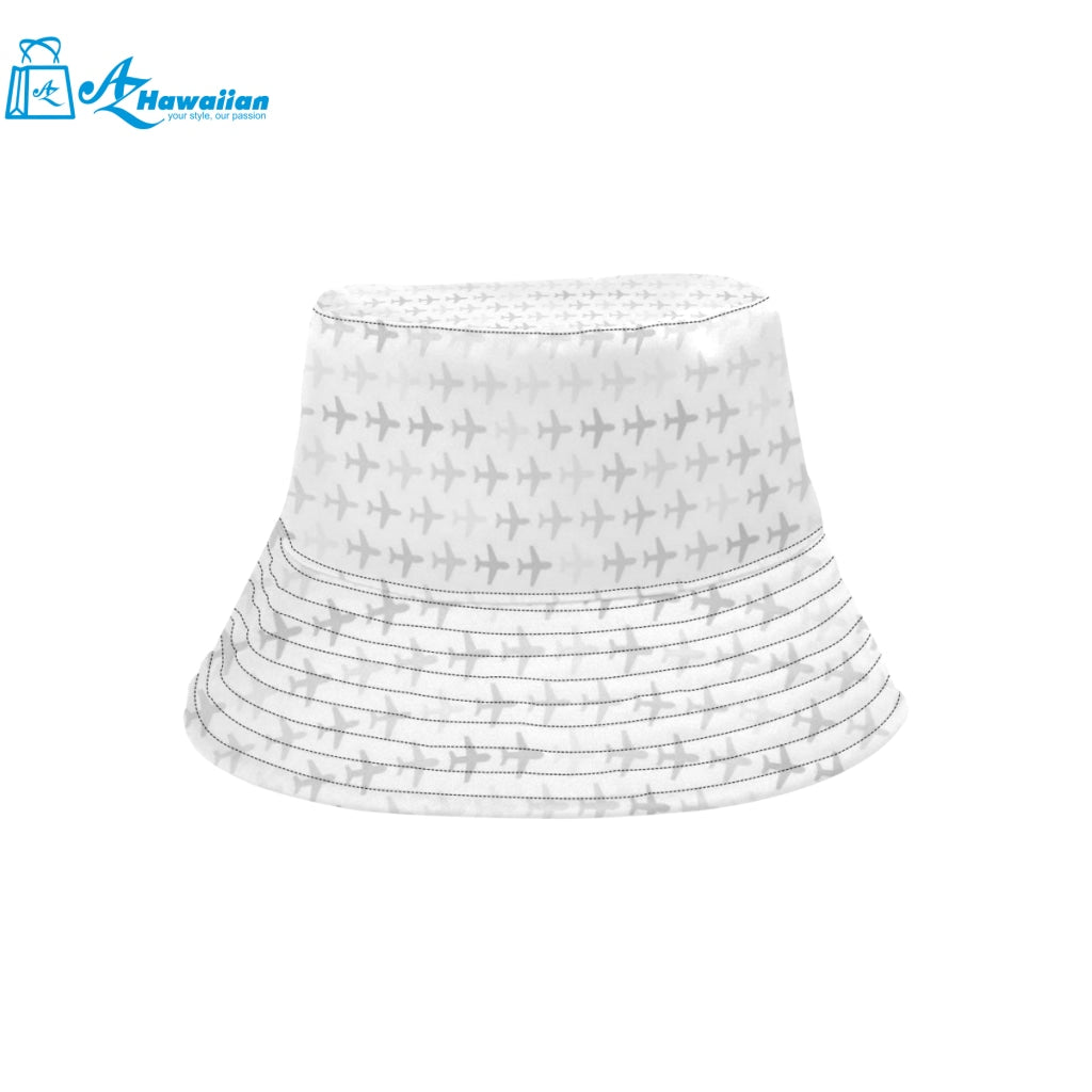 Airplane print pattern Unisex Bucket Hat