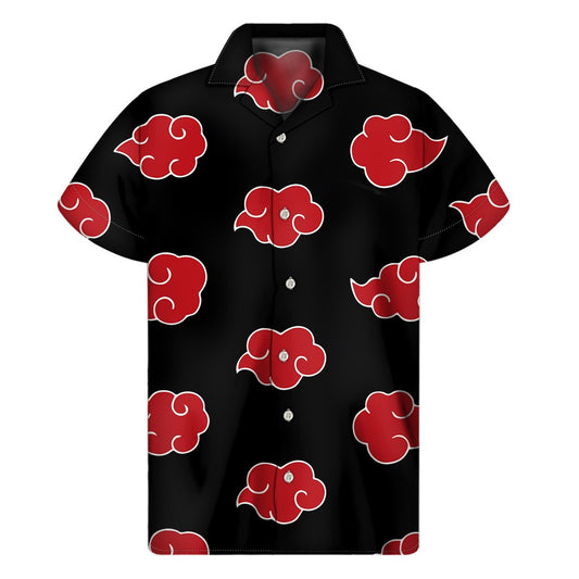 Akatsuki Mens Short Sleeve Shirt Hawaiian