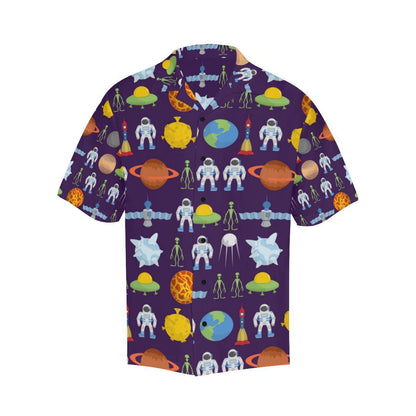 Alien Astronaut Planet Hawaiian Shirt