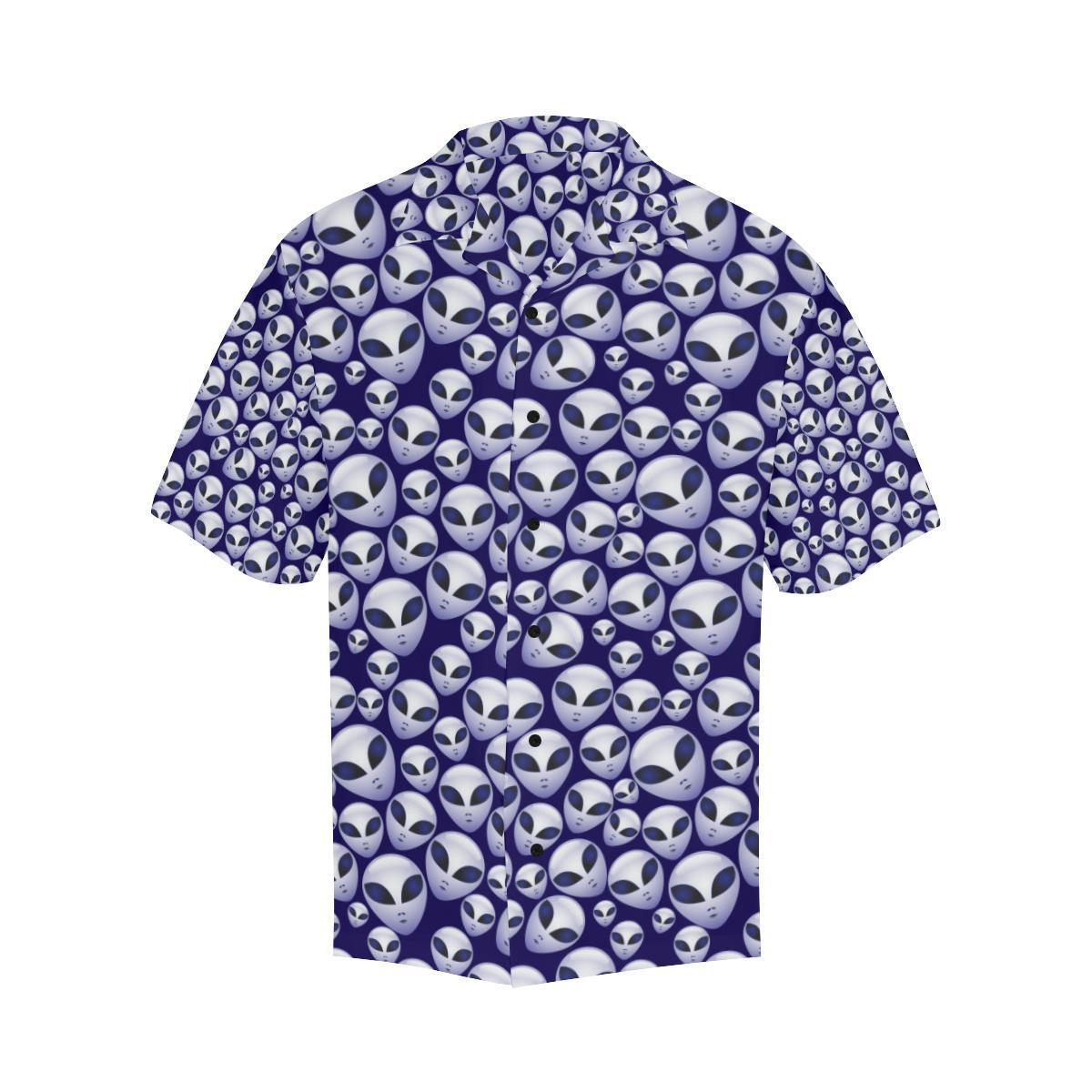 Alien Head Extraterrestrial Hawaiian Shirt